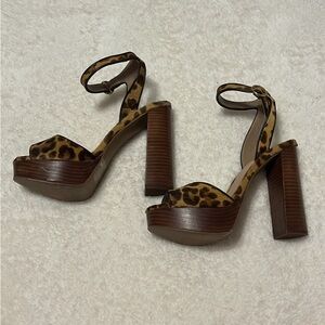 Steven Madden wooden heels.